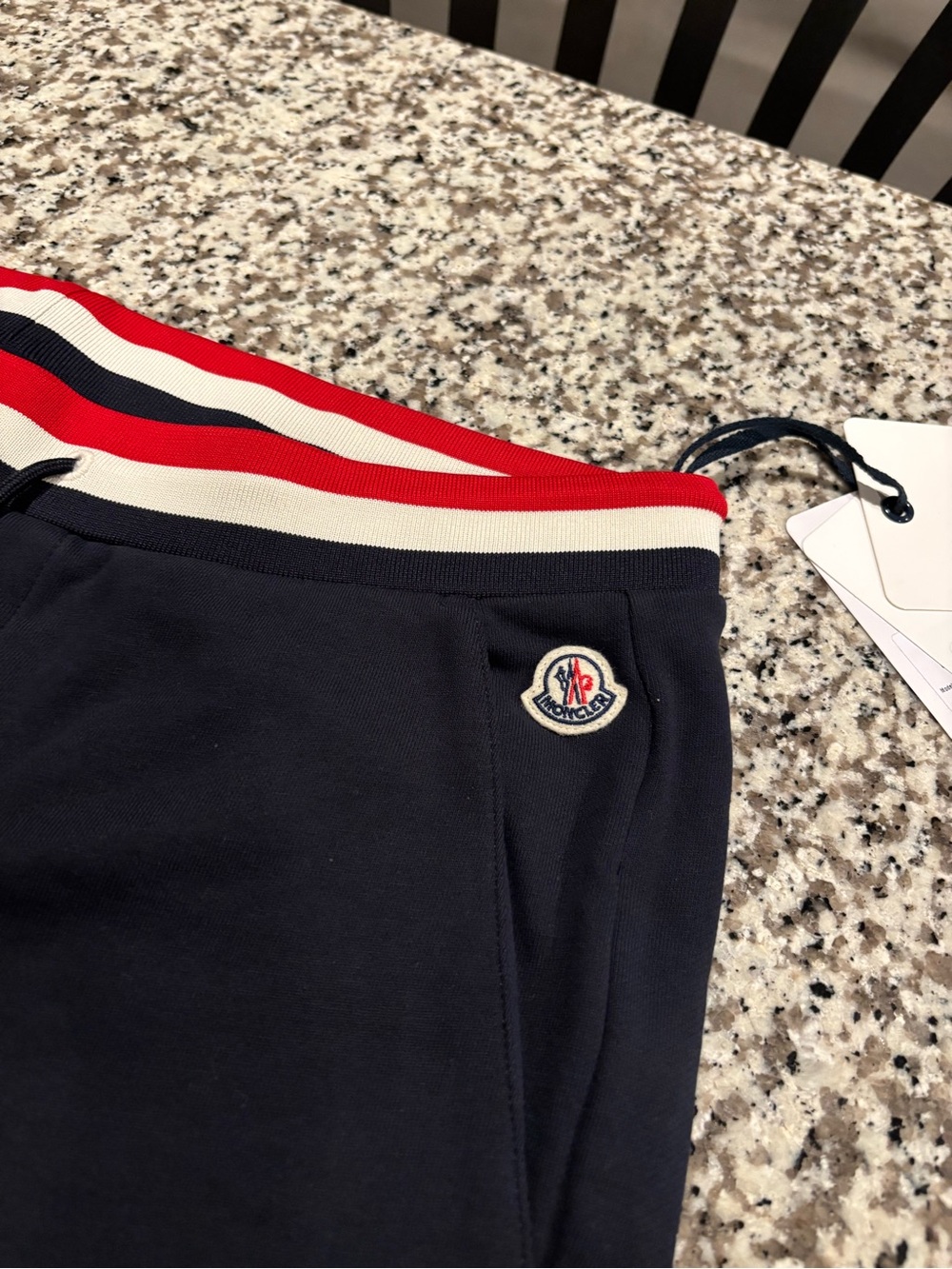 Moncler Tracksuit/Jumpsuit Set | Navy Blue/Red/White | XL and L - Picture 10 of 13